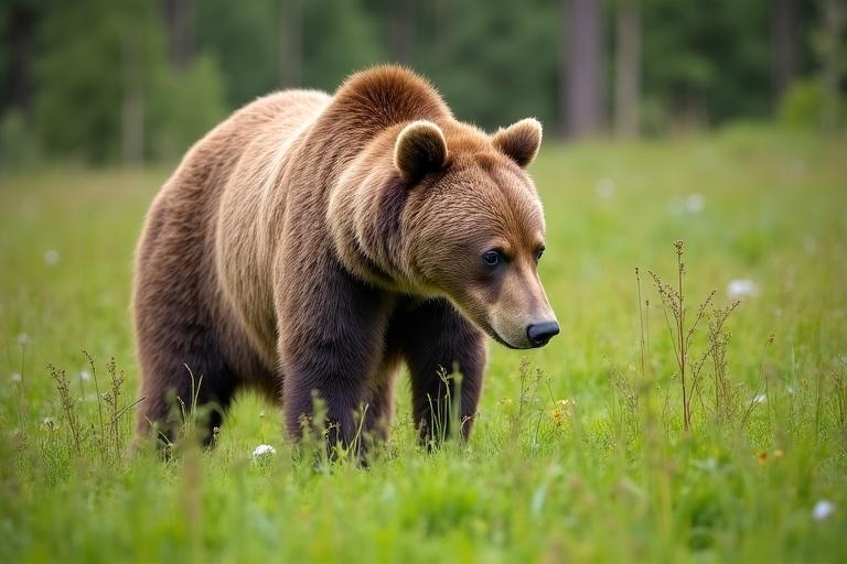 Incontro ravvicinato con un orso bruno